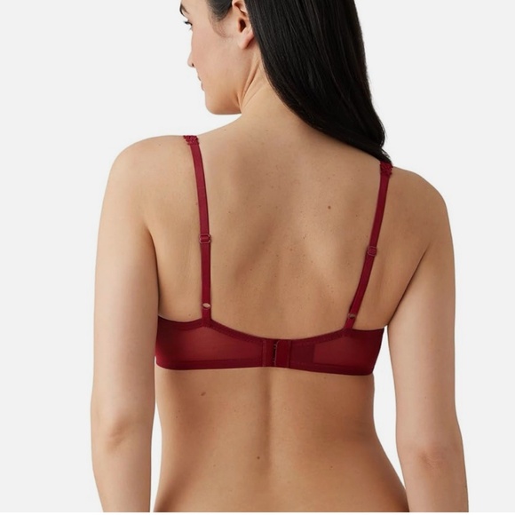 Wacoal Women's Dramatic Interlude Underwire Bra Red Size 32DDD NWT - Picture 3 of 4